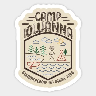 Camp Iowanna - Color Sticker